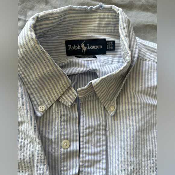 Ralph Lauren Yarmouth Striped Button Down Shirts - Picture 2 of 8